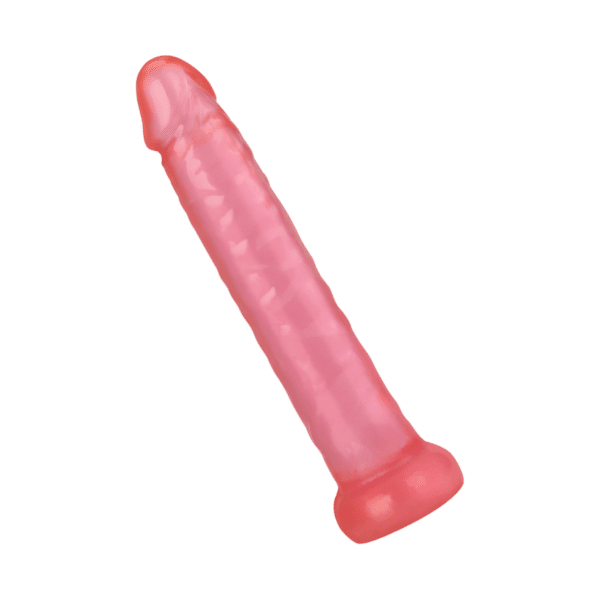 Pink Jelly Slim Dildo